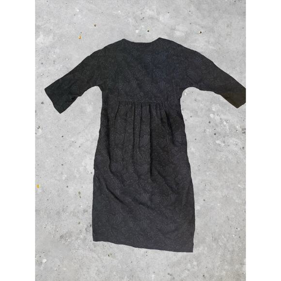 Mara Hoffman Aviva Dress – Black Cotton Jacquard (Sample) - Picture 3 of 4
